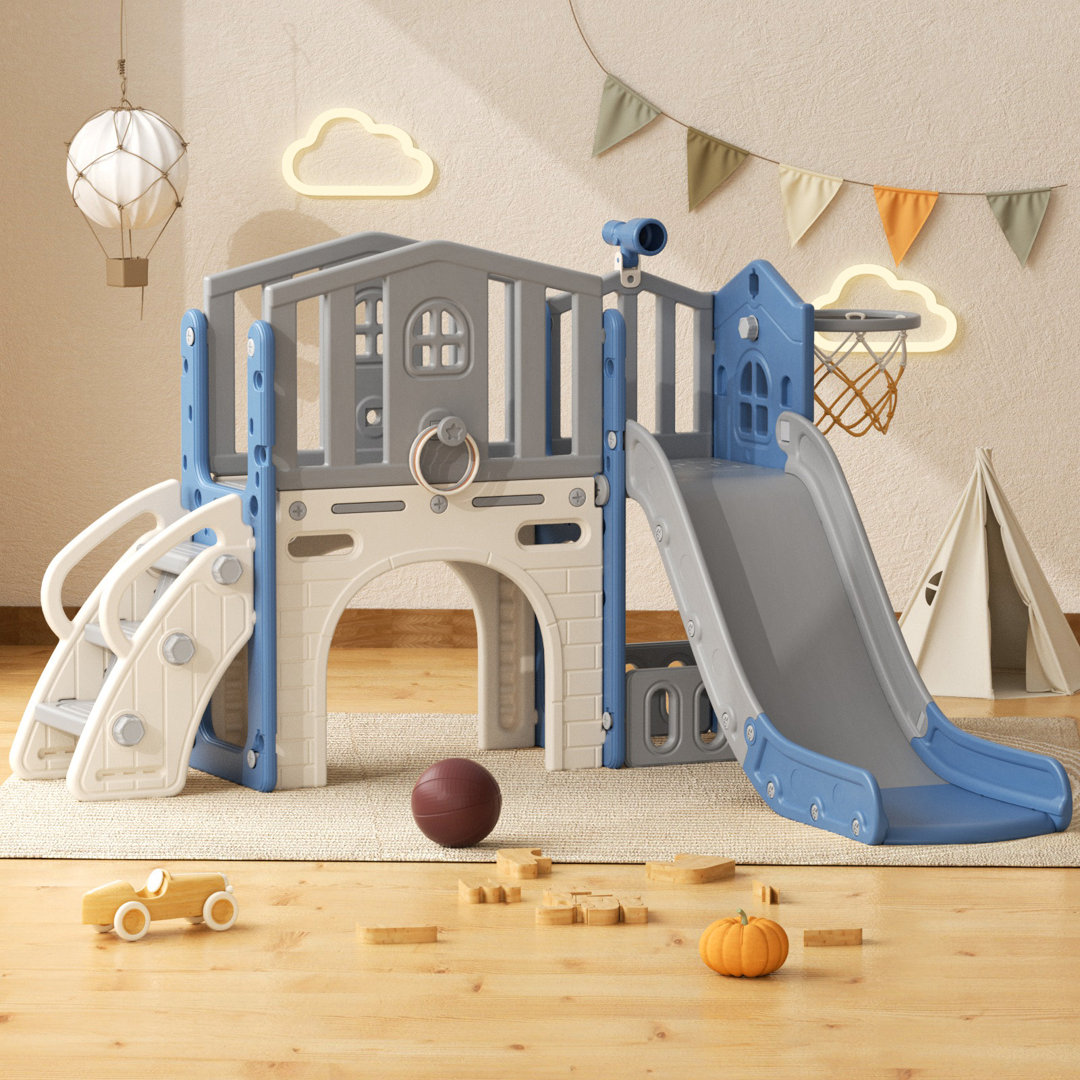 8 In 1 Toddler Slide, Kids Climber Slide Outdoor Indoor Playset
